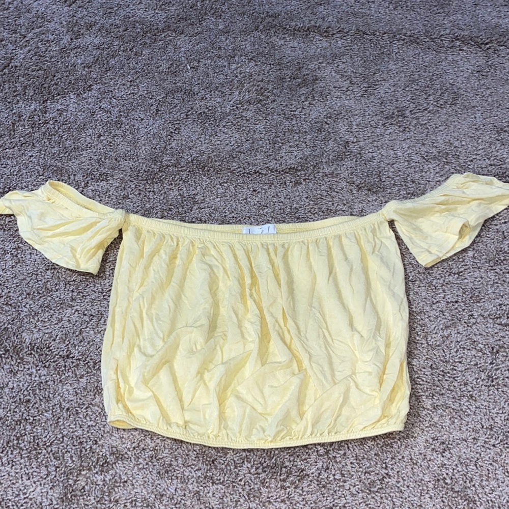 Yellow dressy top